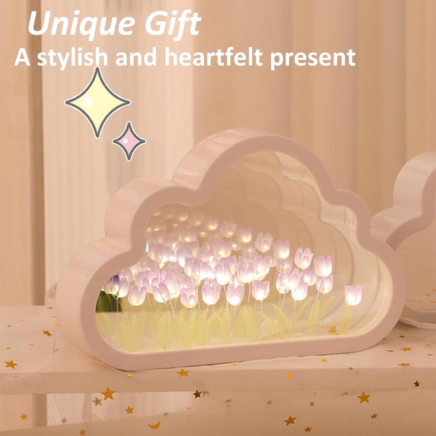 GLOW28® Forever Cloud Mirror Tulip