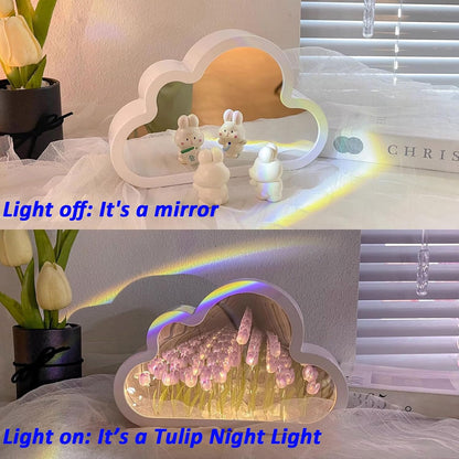 GLOW28® Forever Cloud Mirror Tulip