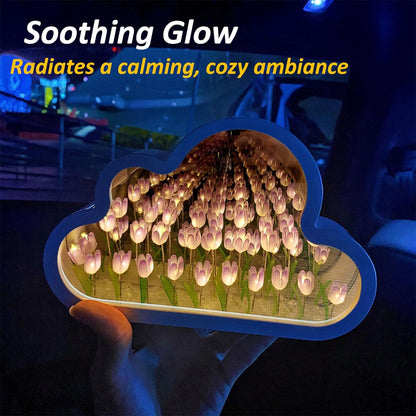 GLOW28® Forever Cloud Mirror Tulip